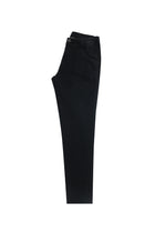 Siyah Slim Fit Dar Kesim Beli Lastikli Likralı Pantolon
