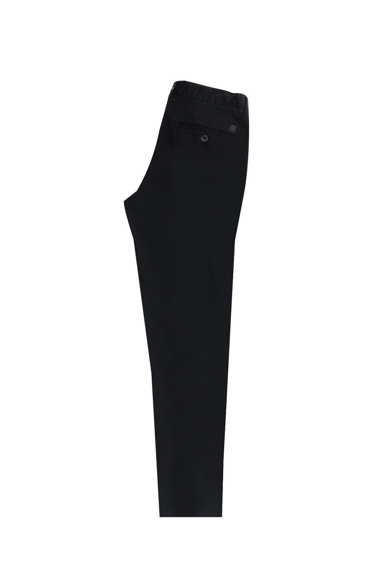 Siyah Slim Fit Dar Kesim Beli Lastikli Likralı Pantolon