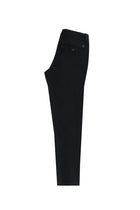 Siyah Slim Fit Dar Kesim Beli Lastikli Likral? Pantolon-Abdullah Ki??l?