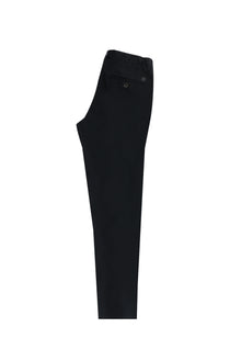 Siyah Slim Fit Dar Kesim Beli Lastikli Likral? Pantolon-Abdullah Ki??l?