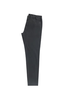 Orta Antrasit Slim Fit Dar Kesim Beli Lastikli Likralı Pantolon