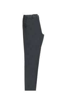 Orta Antrasit Slim Fit Dar Kesim Beli Lastikli Likralı Pantolon