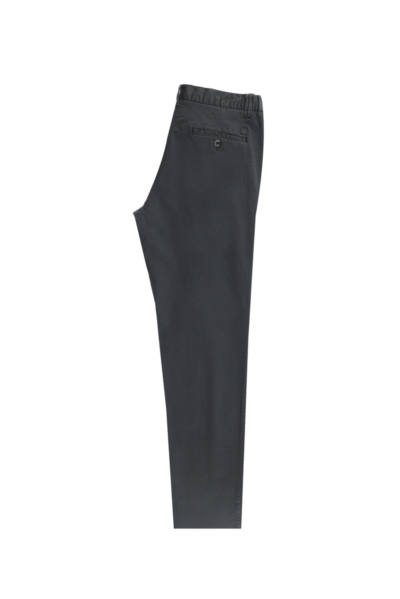 Orta Antrasit Regular Fit Beli Lastikli Likralı Pantolon