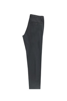 Orta Antrasit Slim Fit Dar Kesim Beli Lastikli Likral? Pantolon-Abdullah Ki??l?