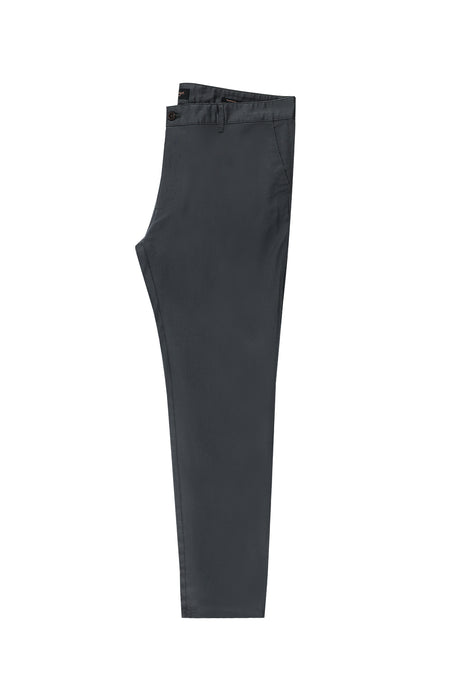 Orta Füme Relaxed Fit Rahat Kesim Likralı Kanvas / Chino Pantolon