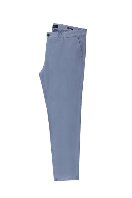 Havacı Mavi Relaxed Fit Rahat Kesim Likralı Kanvas / Chino Pantolon