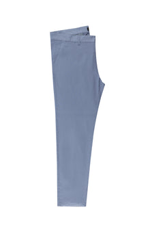 Havacı Mavi Relaxed Fit Rahat Kesim Likralı Kanvas / Chino Pantolon