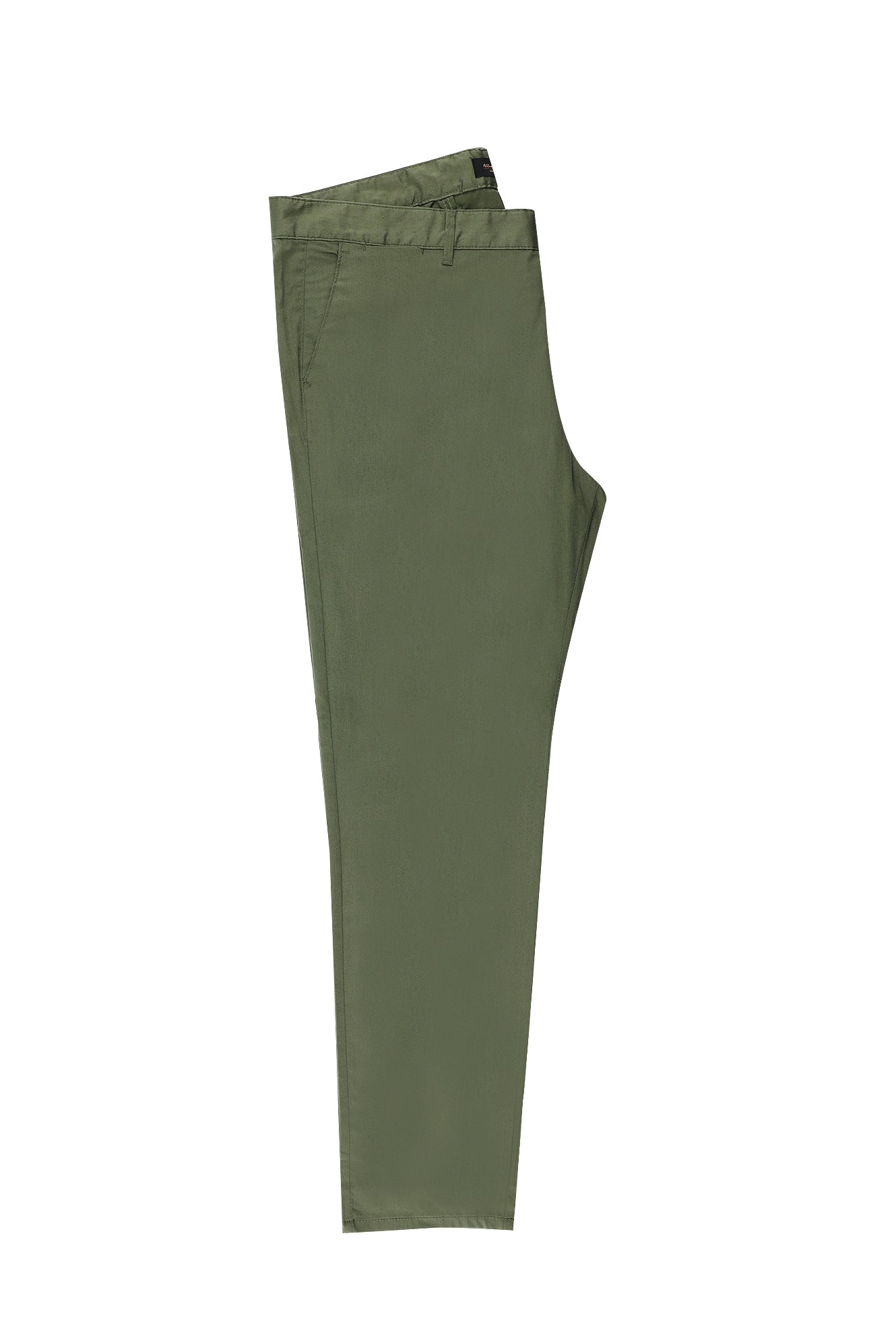 Orta Haki Relaxed Fit Rahat Kesim Likralı Kanvas / Chino Pantolon