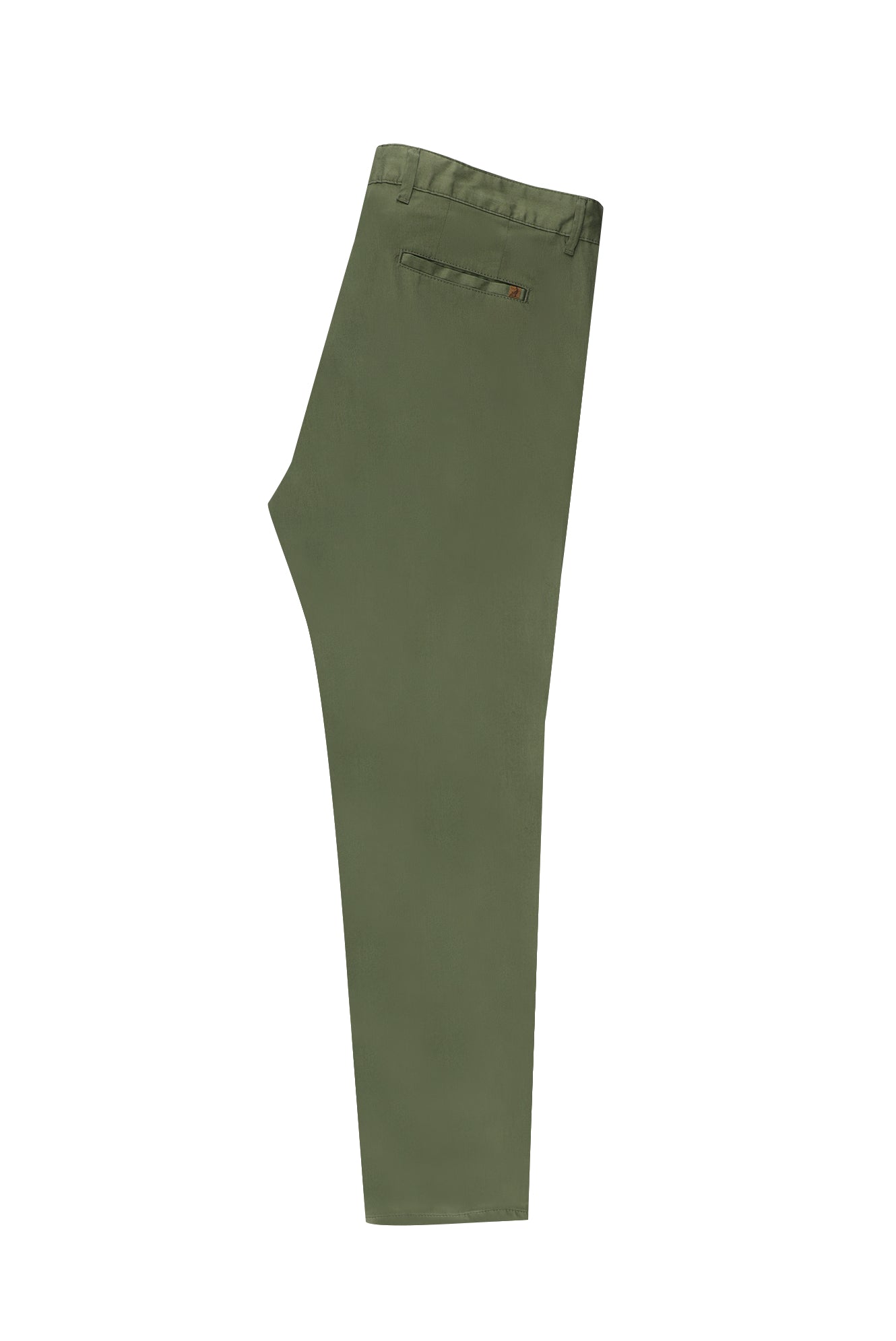 Orta Haki Relaxed Fit Rahat Kesim Likralı Kanvas / Chino Pantolon