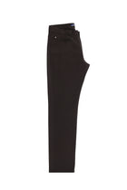 Koyu Kahve Regular Fit Likralı Kanvas / Chino Pantolon