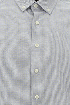 Açık Kahve  Uzun Kol Regular Fit Desenli Pamuklu Gömlek