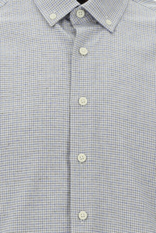 Açık Kahve  Uzun Kol Regular Fit Desenli Pamuklu Gömlek