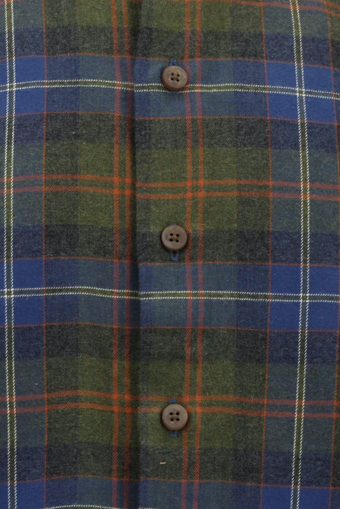 Açık Haki Uzun Kol Regular Fit Ekose Düğmeli Yaka Pamuk Oduncu Gömlek