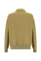 Açık Kahve  Slim Fit Dar Kesim Yünlü Kaşe Mont