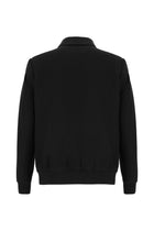 Siyah Slim Fit Dar Kesim Yünlü Kaşe Mont