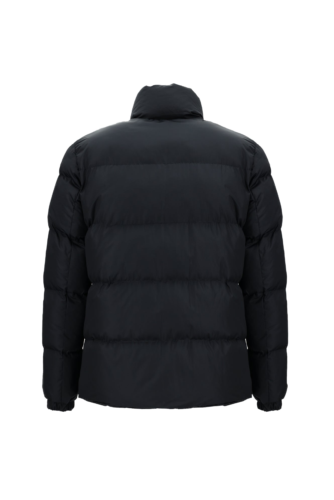 Koyu Lacivert Dik Yaka Spor Şişme Mont