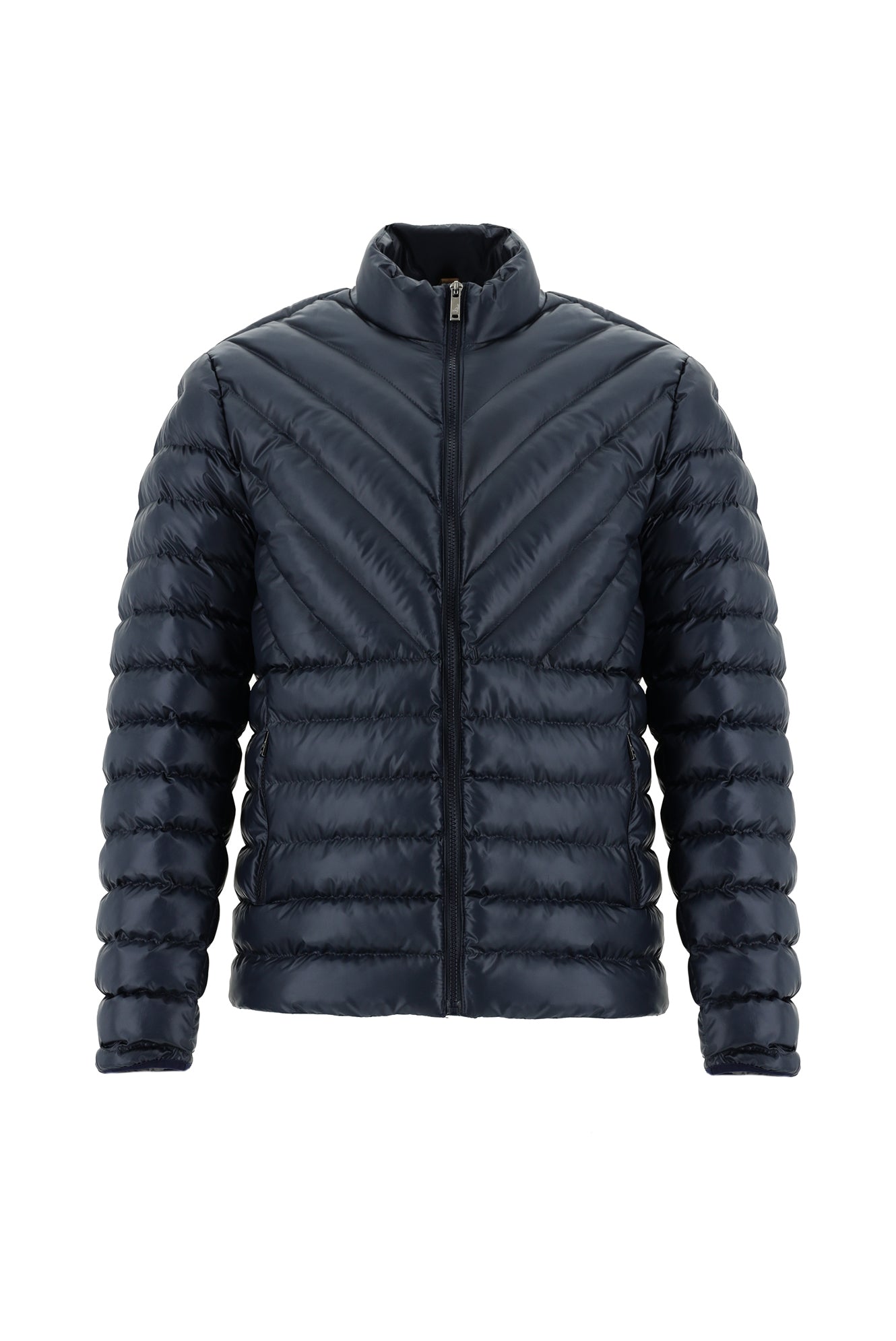 Koyu Lacivert Şişme Spor Mont
