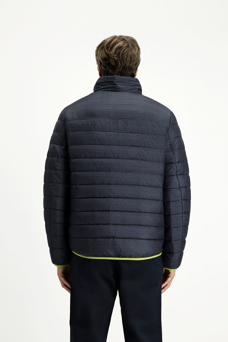 Koyu Lacivert Spor Şişme Mont