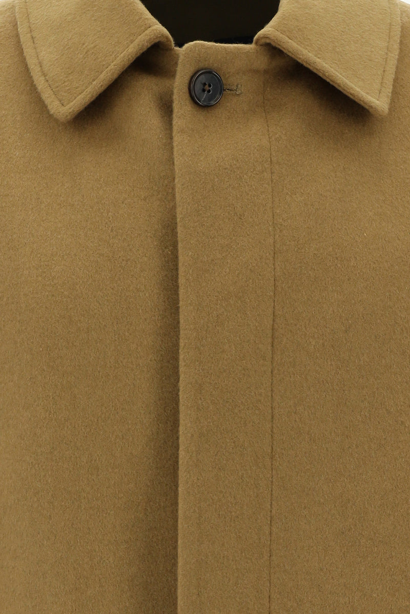 Camel Yünlü Kaban