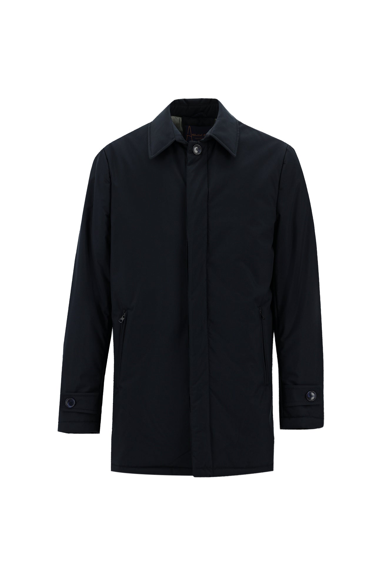 Koyu Lacivert Slim Fit Dar Kesim Kaban