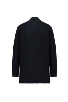 Koyu Lacivert Slim Fit Dar Kesim Kaban