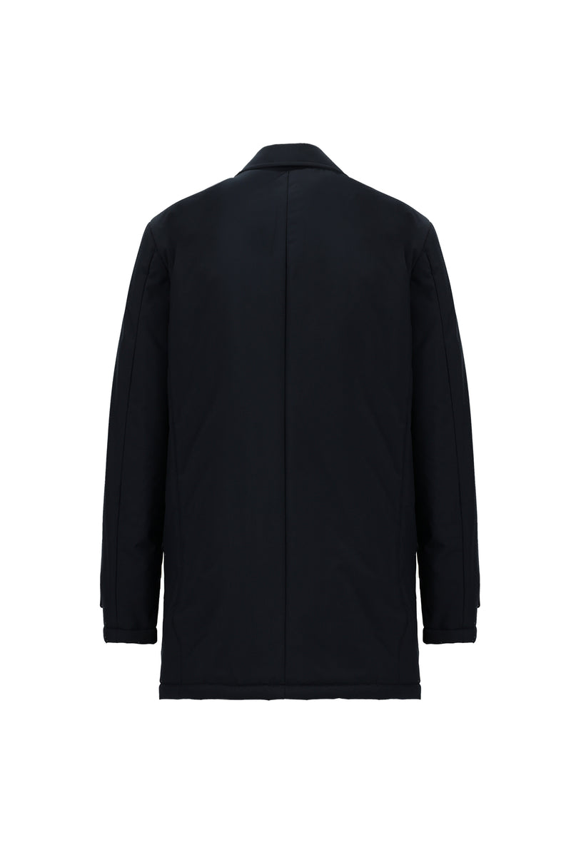 Koyu Lacivert Slim Fit Dar Kesim Kaban