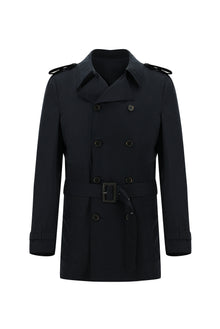 Koyu Lacivert Spor Trençkot