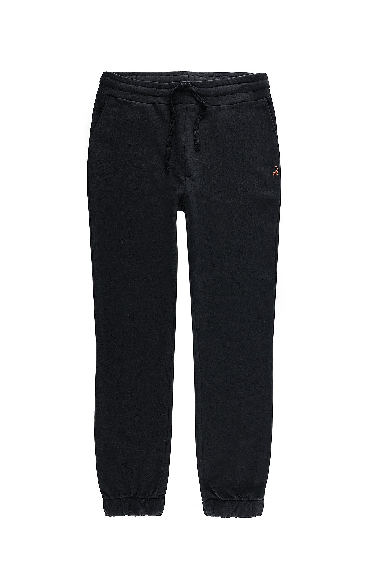 Siyah Regular Fit Pamuklu Sweatpant / Eşofman Altı