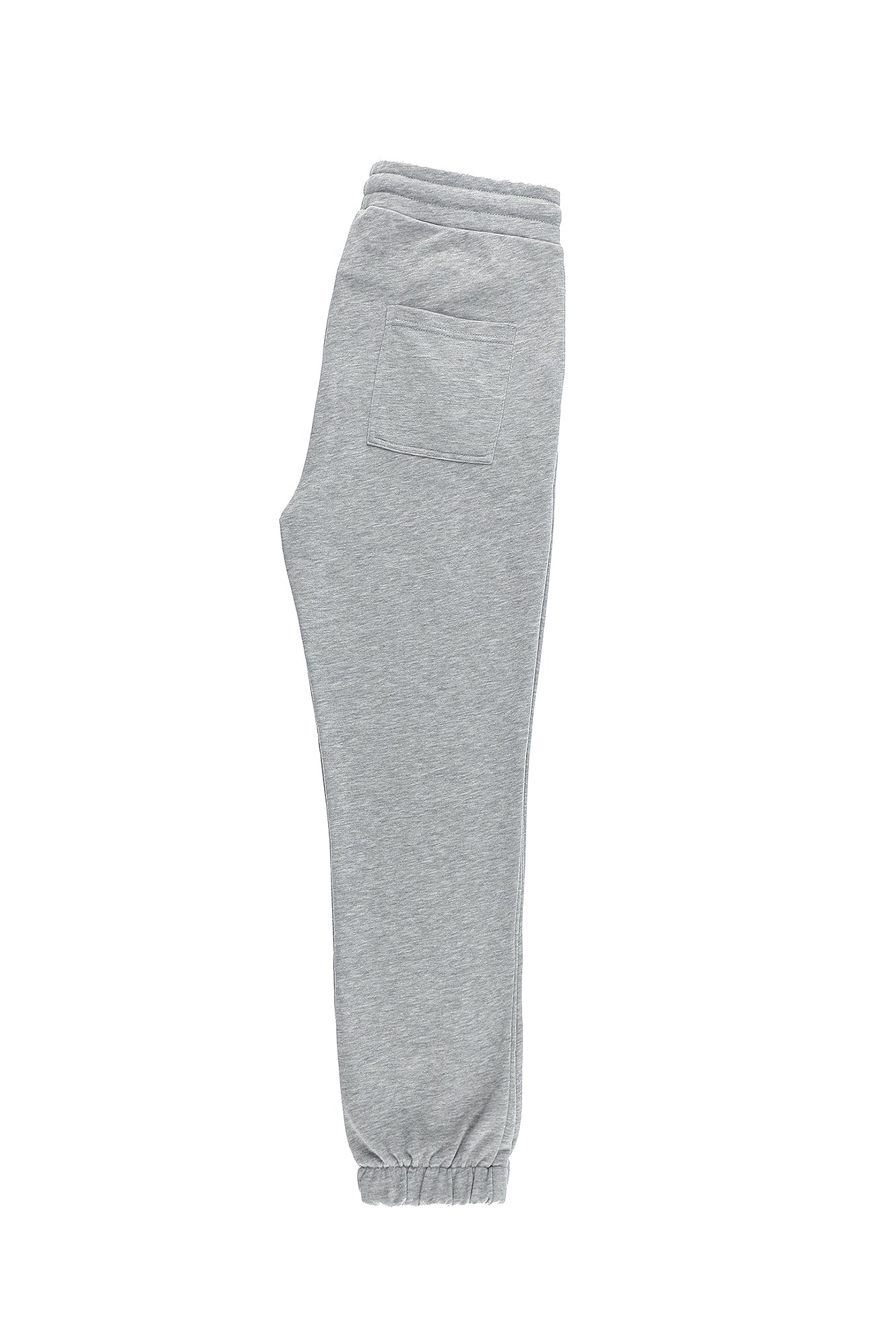 Açık Gri Melanj Regular Fit Pamuklu Sweatpant / Eşofman Altı