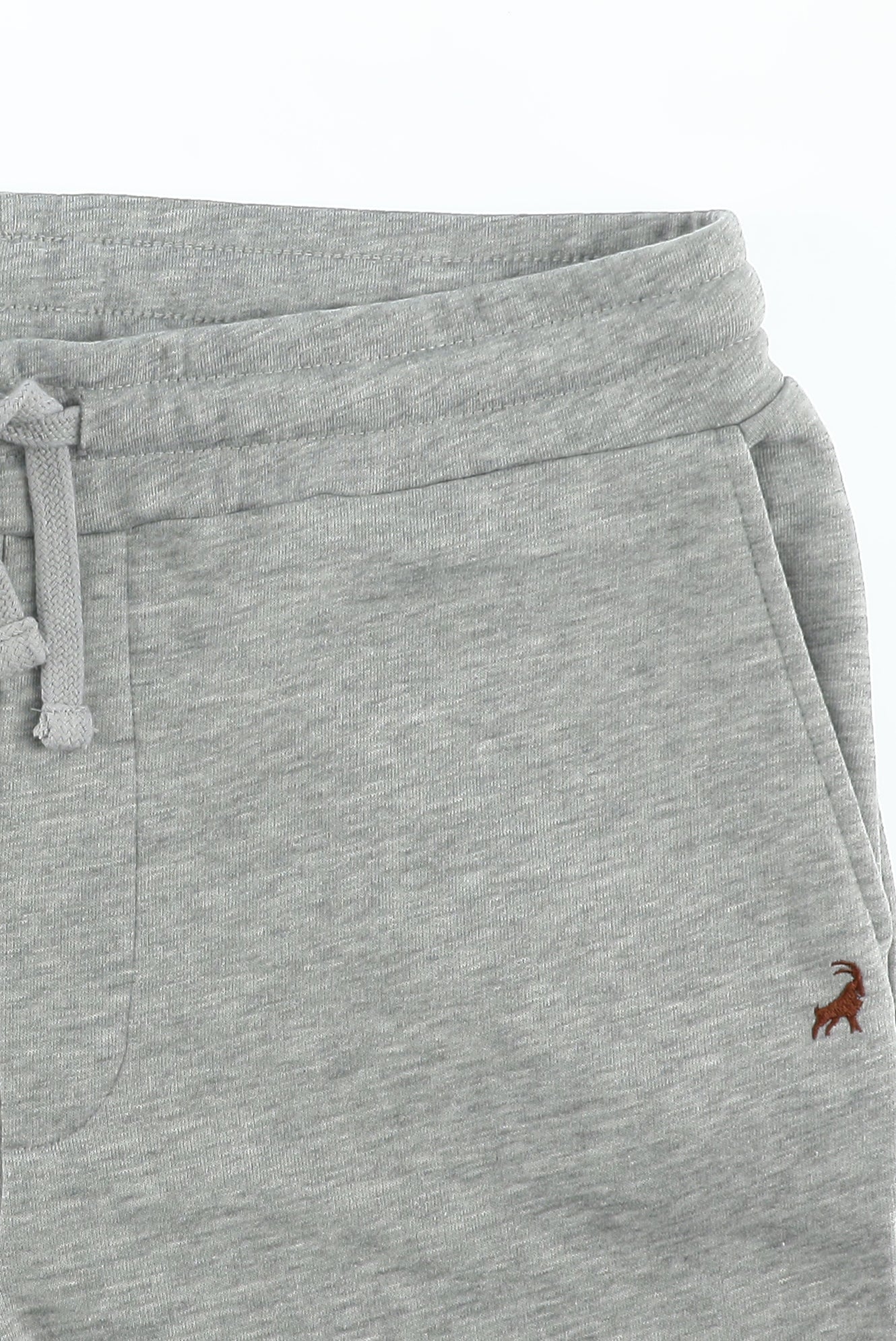 Açık Gri Melanj Regular Fit Pamuklu Sweatpant / Eşofman Altı