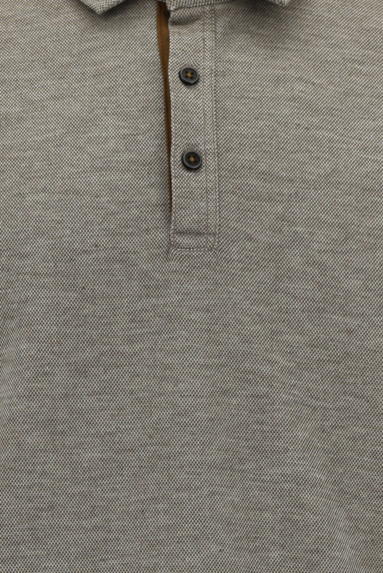 Orta Kahve Polo Yaka Regular Fit Sweatshirt-Abdullah Ki??l?