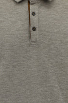 Orta Kahve Polo Yaka Regular Fit Sweatshirt-Abdullah Ki??l?