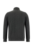 Koyu Lacivert Fermuarlı Pamuklu Sweatshirt