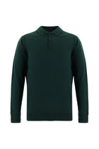 Nefti Polo Yaka Regular Fit Yünlü Triko Kazak