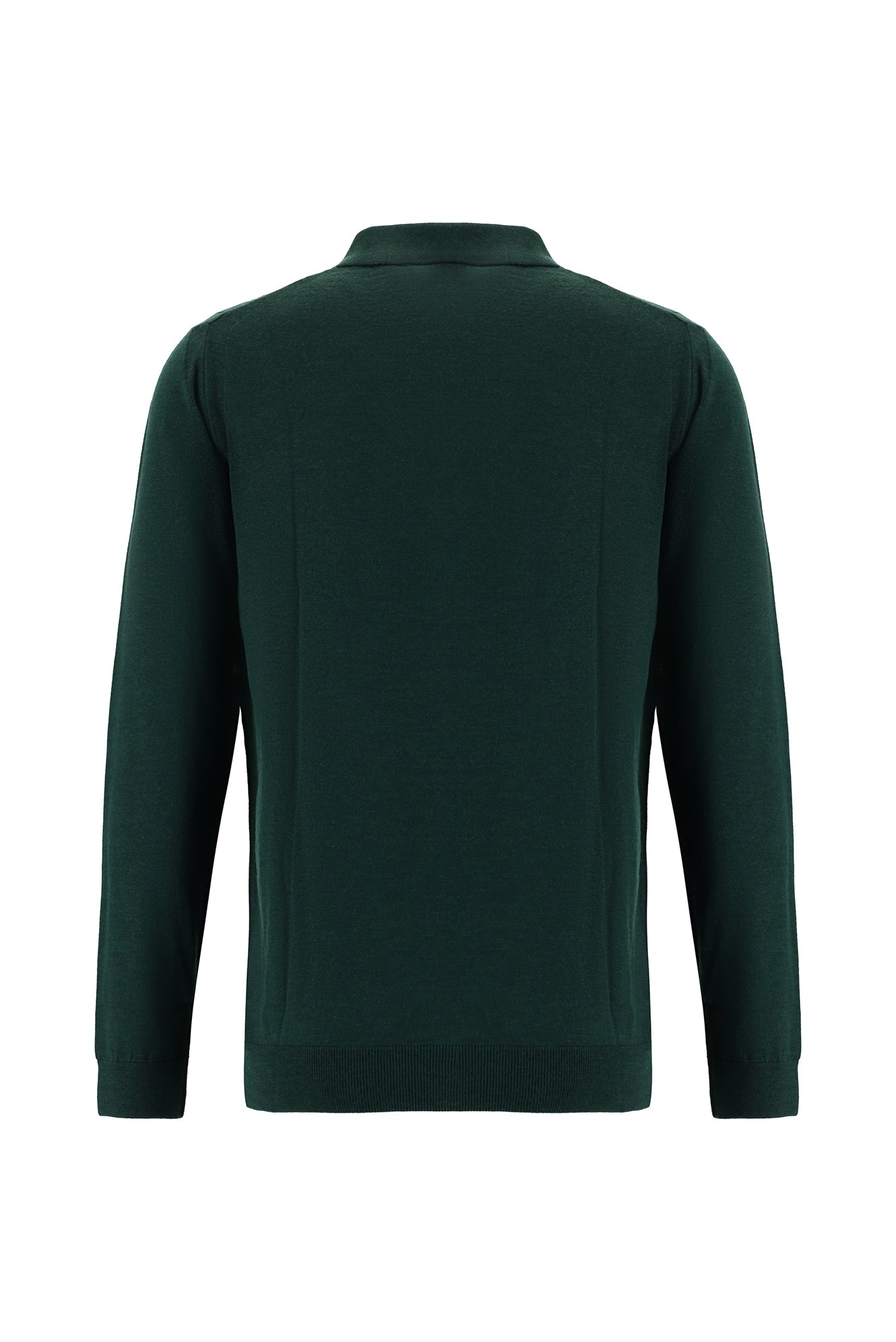 Nefti Polo Yaka Regular Fit Yünlü Triko Kazak