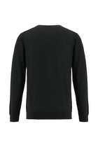 Siyah V Yaka Regular Fit Yünlü Triko Kazak