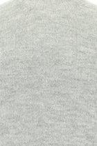 Açık Gri Yarım Balıkçı Yaka Slim Fit Dar Kesim Dikişsiz Yünlü Triko Kazak