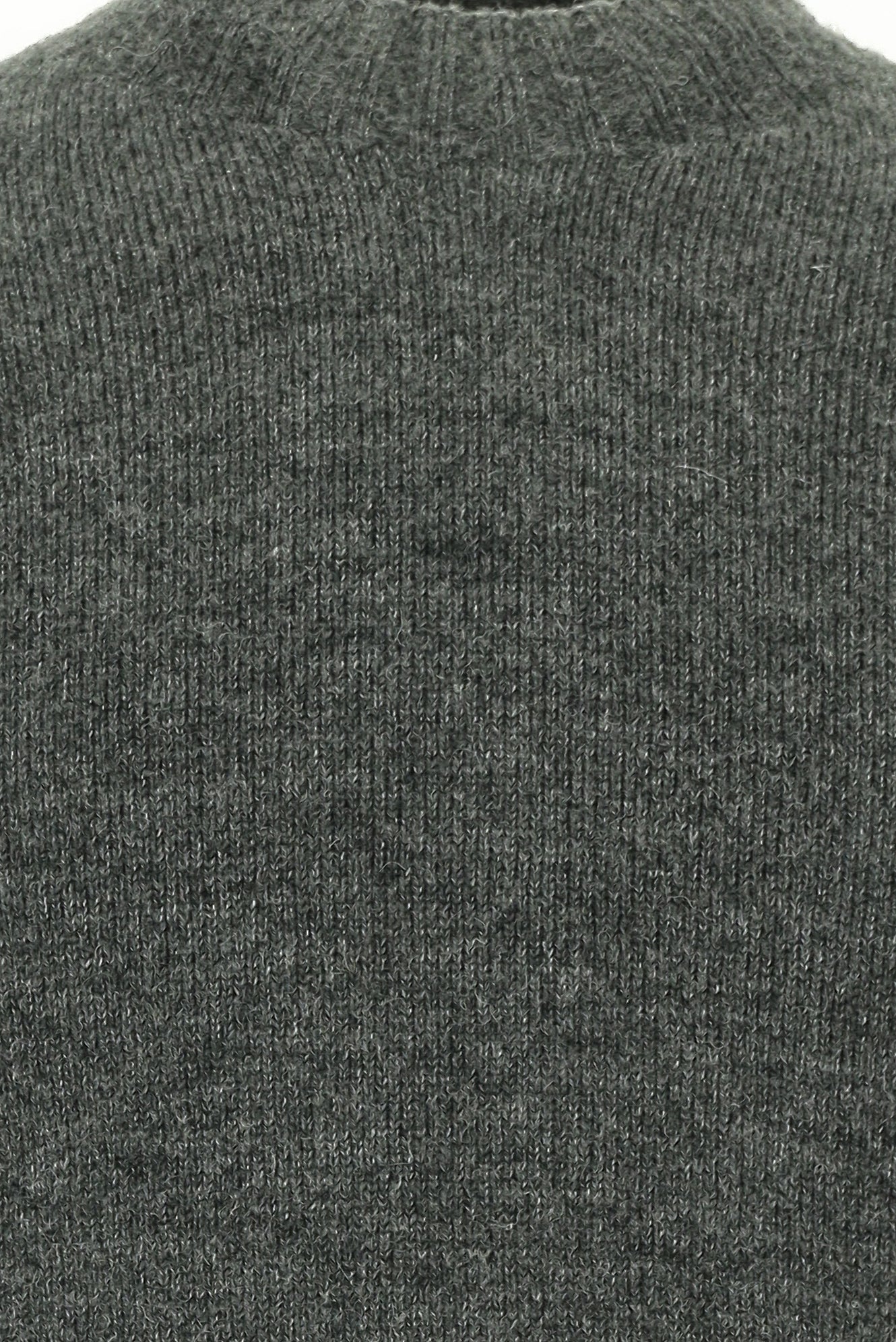 Koyu Füme Yarım Balıkçı Yaka Slim Fit Dar Kesim Dikişsiz Yünlü Triko Kazak