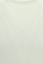 Ekru Yarım Balıkçı Yaka Slim Fit Dar Kesim Dikişsiz Yünlü Triko Kazak