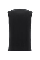 Siyah Pamuklu Triko Yelek