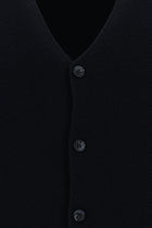 Koyu Lacivert Pamuklu Triko Yelek