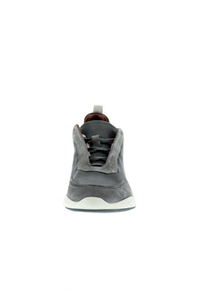 Orta Gri Sneaker Deri Ayakkab?-Abdullah Ki??l?