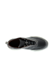 Orta Gri Sneaker Deri Ayakkab?-Abdullah Ki??l?