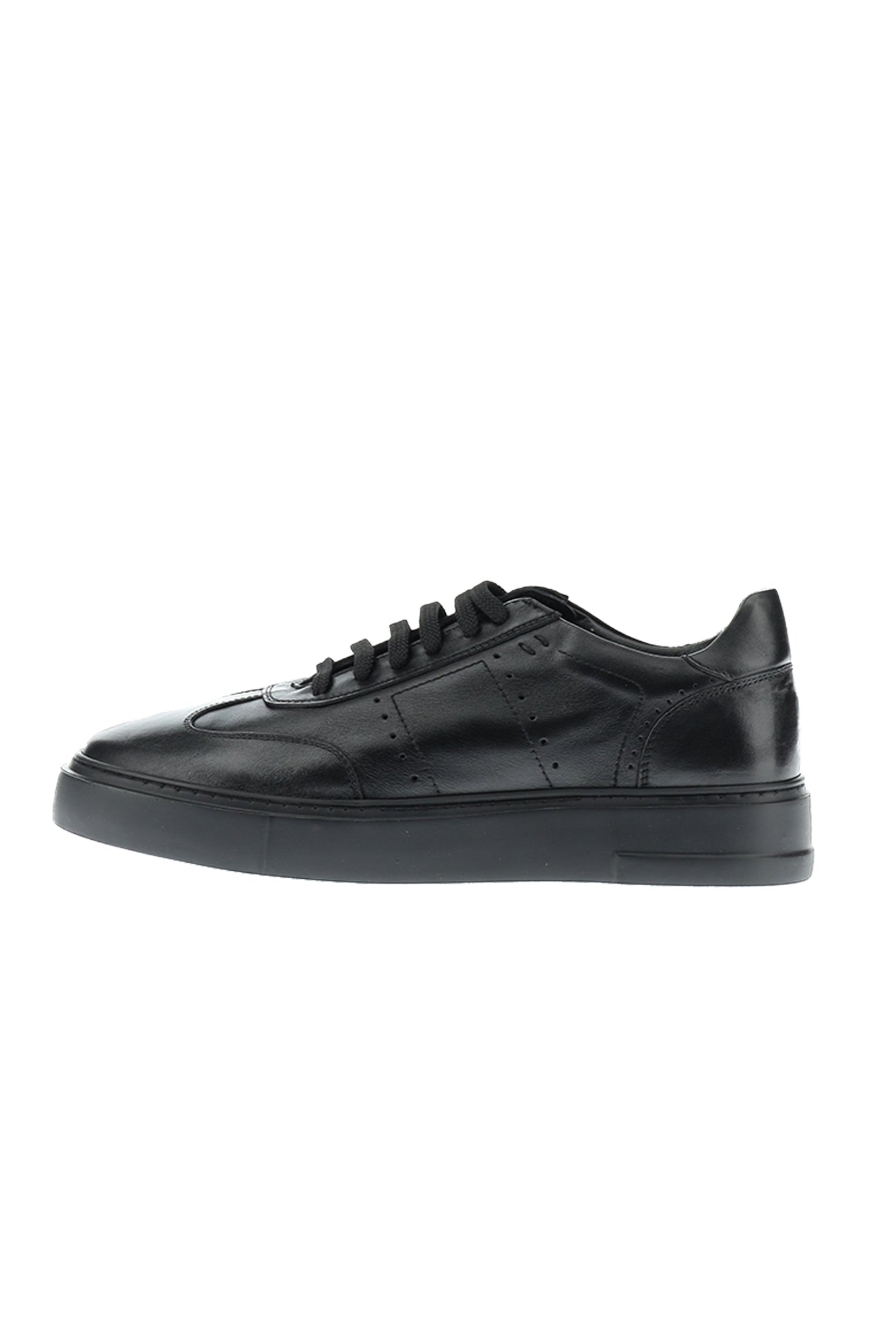 Siyah Sneaker Deri Ayakkab?-Abdullah Ki??l?