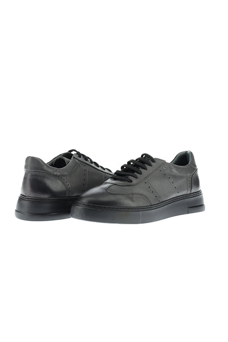 Orta Füme Sneaker Deri Ayakkab?-Abdullah Ki??l?