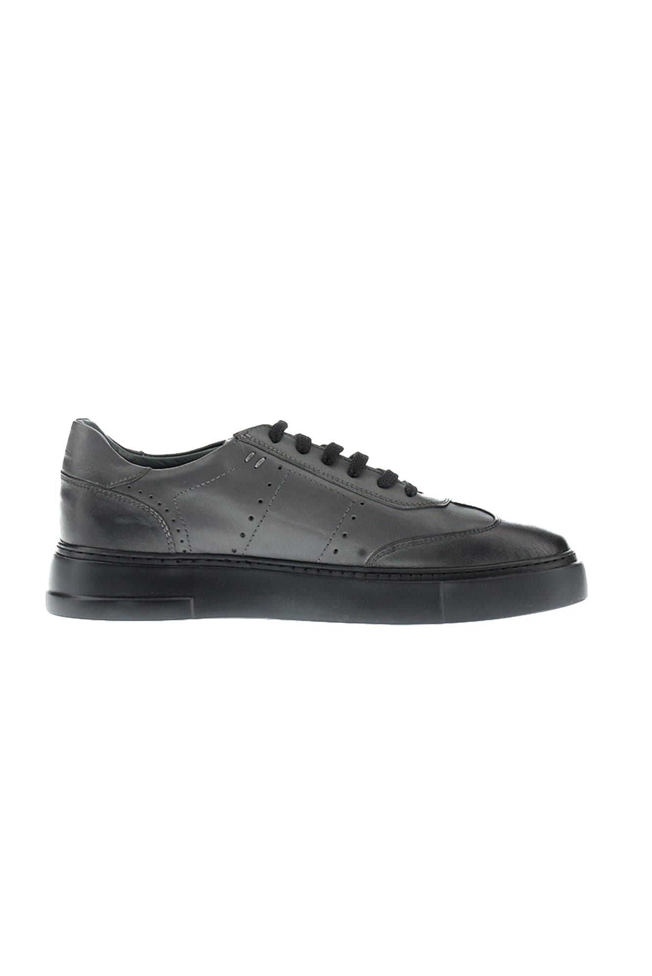 Orta Füme Sneaker Deri Ayakkab?-Abdullah Ki??l?