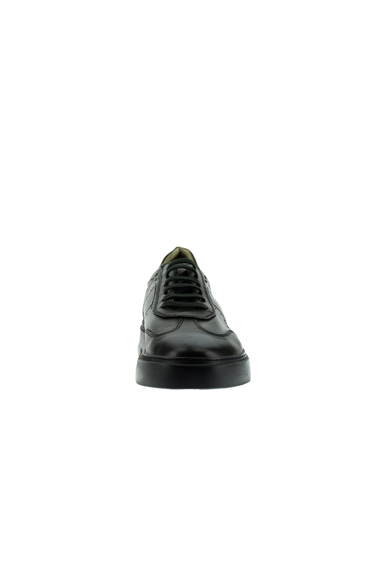 Koyu Ye?il Sneaker Deri Ayakkab?-Abdullah Ki??l?