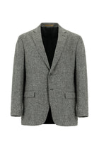 Orta Gri Relaxed Fit Rahat Kesim İtalyan Yünlü Ceket