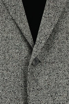 Orta Gri Relaxed Fit Rahat Kesim İtalyan Yünlü Ceket