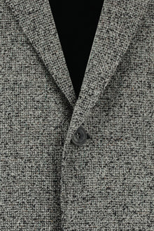 Orta Gri Relaxed Fit Rahat Kesim İtalyan Yünlü Ceket